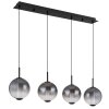 Illuminazione Globo Lighting Lacy Lampadario a sospensione LED Nero, 1-Luce