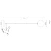 Illuminazione Globo Lighting Lacy Lampada da terra LED Nero, 1-Luce