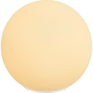 Illuminazione Globo Lighting Balla Lampada da tavolo Nichel opaco, 1-Luce