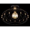 Illuminazione Globo Lighting Greys Plafoniera Nero, 1-Luce