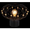 Illuminazione Globo Lighting Greys Lampada da tavolo Nero, 1-Luce