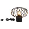 Illuminazione Globo Lighting Greys Lampada da tavolo Nero, 1-Luce