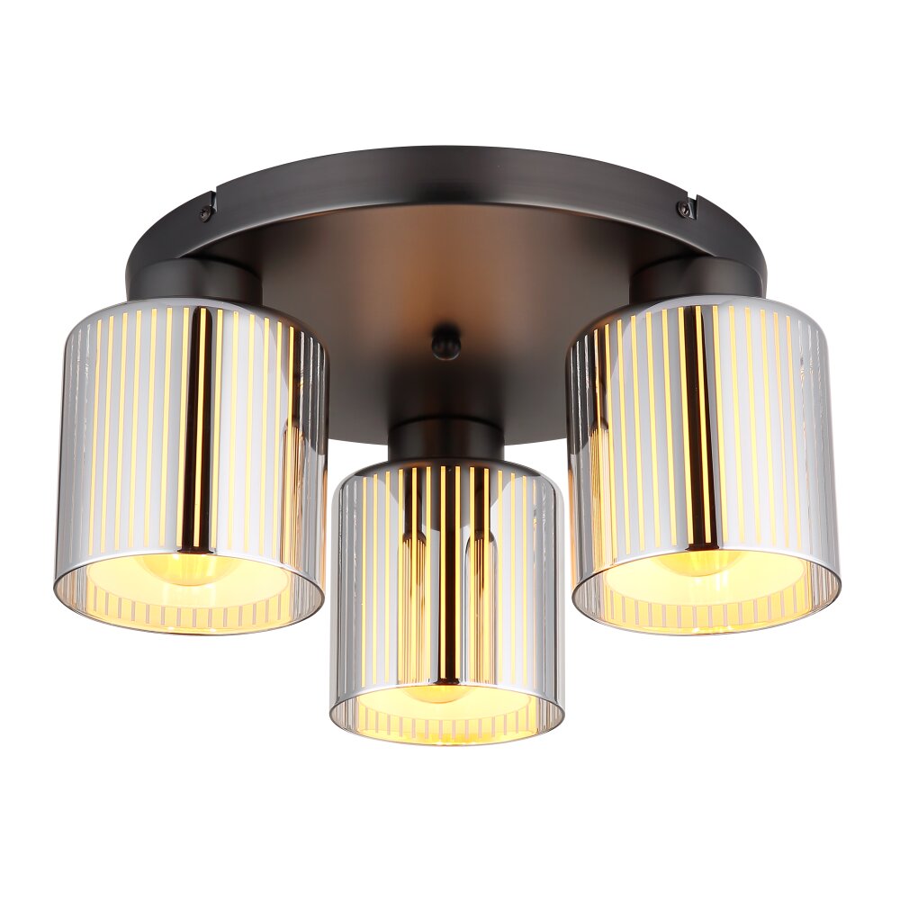 Illuminazione Globo Lighting Felicia Plafoniera Nero, 3-Luci main product photo