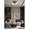 Illuminazione Globo Lighting Felicia Plafoniera Nero, 3-Luci