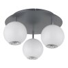Illuminazione Globo Lighting Simmons Plafoniera LED Grigio, 1-Luce