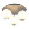 Illuminazione Globo Lighting Simmons Plafoniera LED Grigio, 1-Luce