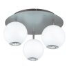 Illuminazione Globo Lighting Simmons Plafoniera LED Grigio, 1-Luce