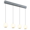 Illuminazione Globo Lighting Simmons Lampadario a sospensione LED Grigio, 1-Luce