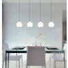 Illuminazione Globo Lighting Simmons Lampadario a sospensione LED Grigio, 1-Luce