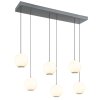 Illuminazione Globo Lighting Simmons Lampadario a sospensione LED Grigio, 1-Luce