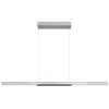 Illuminazione Globo Lighting Cody Lampadario a sospensione LED Alluminio satinato, Bianco, 1-Luce