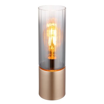 Illuminazione Globo Lighting Annika Lampada da tavolo Marrone, 1-Luce