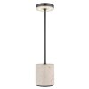 Illuminazione Globo Lighting Polina Lampada da tavolo LED Cromo, Grigio, Nero, 1-Luce