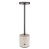 Illuminazione Globo Lighting Polina Lampada da tavolo LED Cromo, Grigio, Nero, 1-Luce