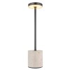 Illuminazione Globo Lighting Polina Lampada da tavolo LED Cromo, Grigio, Nero, 1-Luce