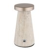 Illuminazione Globo Lighting Adina Lampada da tavolo LED Grigio, 1-Luce