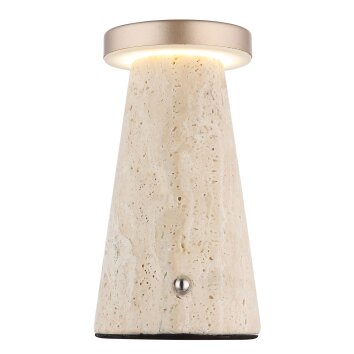 Illuminazione Globo Lighting Adina Lampada da tavolo LED Grigio, 1-Luce