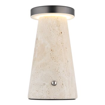 Illuminazione Globo Lighting Adina Lampada da tavolo LED Grigio, 1-Luce