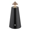 Illuminazione Globo Lighting Liva Lampada da tavolo LED Nero, 1-Luce