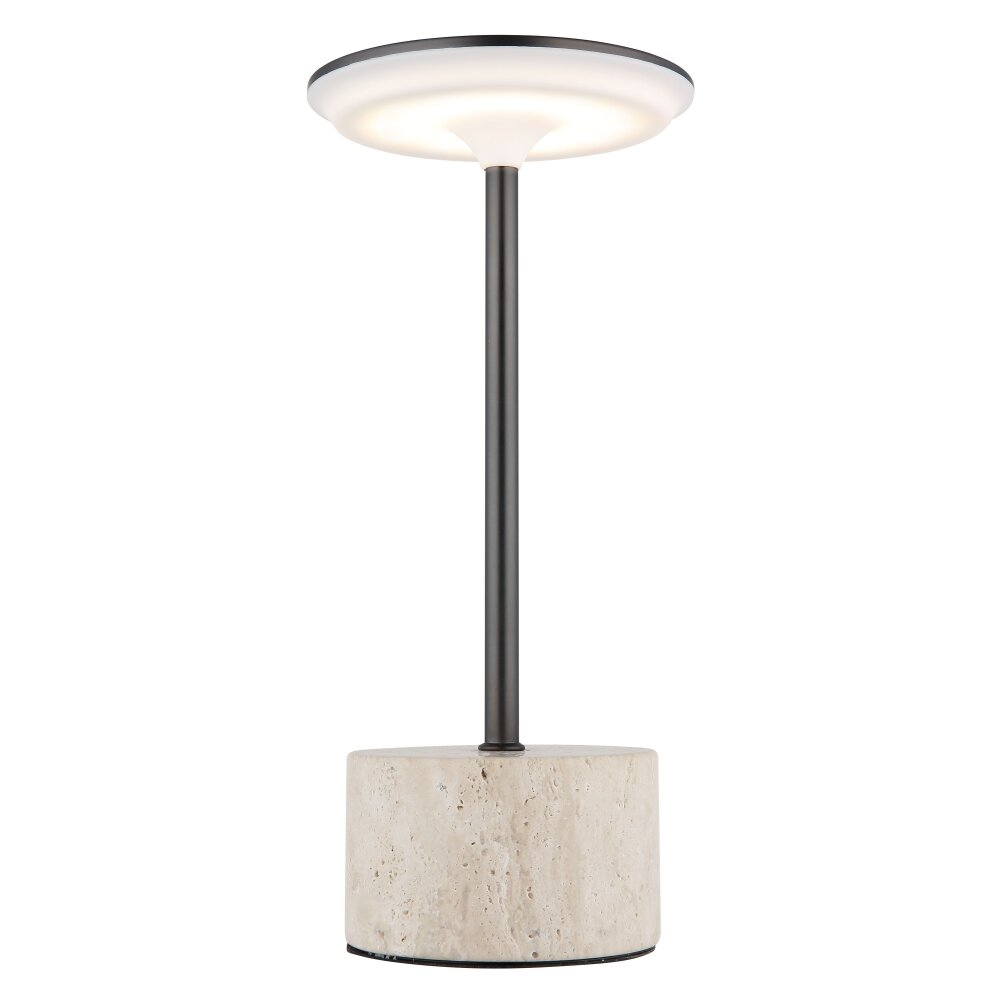 Illuminazione Globo Lighting Laurena Lampada da tavolo LED Cromo, Grigio, Nero, 1-Luce main product photo