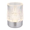Illuminazione Globo Lighting Lizzy Lampada da tavolo LED Argento, 1-Luce