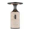 Illuminazione Globo Lighting Travertin Lampada da tavolo LED Grigio, 1-Luce