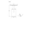 Illuminazione Globo Lighting Travertin Lampada da tavolo LED Grigio, 1-Luce