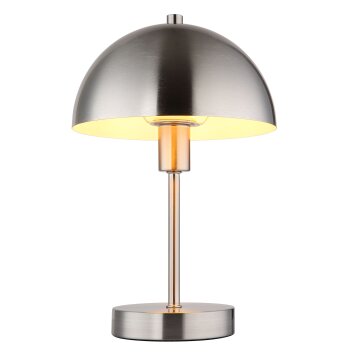 Lampada a forma di fungo  Illuminazione Globo Lighting Atoma Lampada da tavolo Nichel opaco, 1-Luce