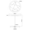 Illuminazione Globo Lighting Bryon Lampada da terra LED Nero, 1-Luce