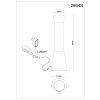 Illuminazione Globo Lighting Sparkle Lampada da tavolo LED Nero, 1-Luce