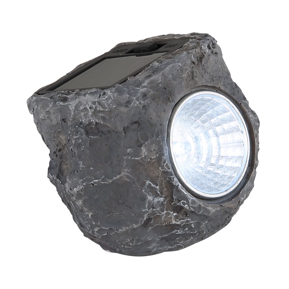 Illuminazione Globo Lighting Al Lampada solare LED Grigio, 1-Luce main product photo
