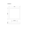 Illuminazione Globo Lighting Doro Plafoniera LED Grigio, Argento, 1-Luce