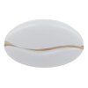 Illuminazione Globo Lighting Leticia Plafoniera LED Bianco, 1-Luce