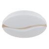Illuminazione Globo Lighting Leticia Plafoniera LED Bianco, 1-Luce