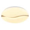 Illuminazione Globo Lighting Leticia Plafoniera LED Bianco, 1-Luce