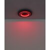 Illuminazione Globo Lighting Jayden Plafoniera LED Nero, 1-Luce, Telecomando, Cambia colore