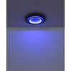 Illuminazione Globo Lighting Jayden Plafoniera LED Nero, 1-Luce, Telecomando, Cambia colore