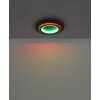 Illuminazione Globo Lighting Jayden Plafoniera LED Nero, 1-Luce, Telecomando, Cambia colore