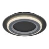 Illuminazione Globo Lighting Jayden Plafoniera LED Nero, 1-Luce, Telecomando, Cambia colore
