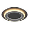 Illuminazione Globo Lighting Jayden Plafoniera LED Nero, 1-Luce, Telecomando, Cambia colore