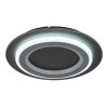 Illuminazione Globo Lighting Jayden Plafoniera LED Nero, 1-Luce, Telecomando, Cambia colore