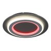 Illuminazione Globo Lighting Jayden Plafoniera LED Nero, 1-Luce, Telecomando, Cambia colore