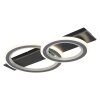 Illuminazione Globo Lighting Jayden Plafoniera LED Grigio, Nero, 1-Luce, Telecomando, Cambia colore