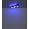 Illuminazione Globo Lighting Jayden Plafoniera LED Grigio, Nero, 1-Luce, Telecomando, Cambia colore