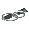 Illuminazione Globo Lighting Jayden Plafoniera LED Grigio, Nero, 1-Luce, Telecomando, Cambia colore