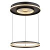 Illuminazione Globo Lighting Marsh Lampadario a sospensione LED Nero, 1-Luce, Telecomando