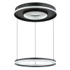 Illuminazione Globo Lighting Marsh Lampadario a sospensione LED Nero, 1-Luce, Telecomando