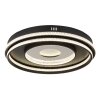 Illuminazione Globo Lighting Marsh Lampadario a sospensione LED Nero, 1-Luce, Telecomando
