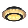 Illuminazione Globo Lighting Jayden Plafoniera LED Oro, Nero, 1-Luce