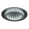 Illuminazione Globo Lighting Jayden Plafoniera LED Antracite, Nero, 1-Luce